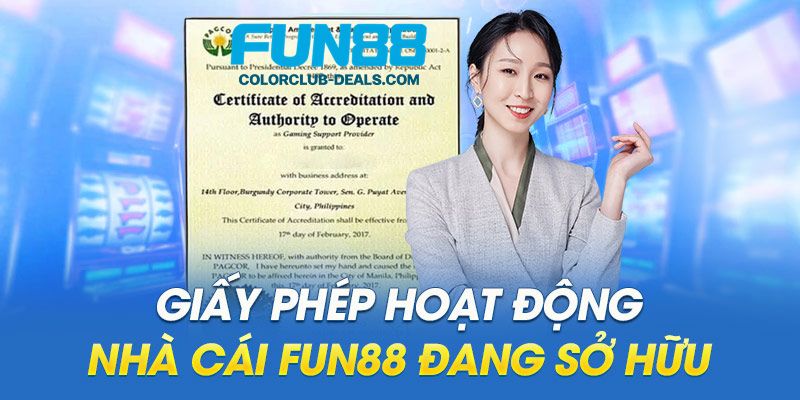 FUN88 Có Giấy Phép Hoạt Động Hợp Lệ Không? Kiểm Chứng Ngay!