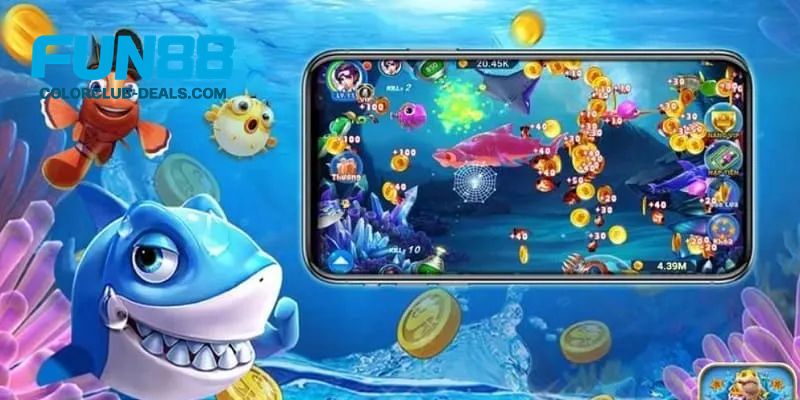 Nhà cái FUN88 đầu tư đặc biệt vào game bắn cá trên nền tảng